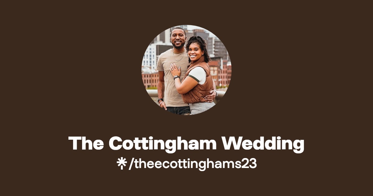 The Cottingham Wedding Instagram Linktree