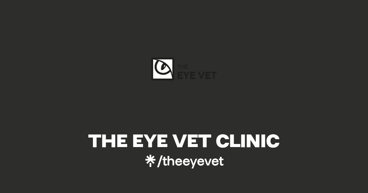 THE EYE VET CLINIC Instagram, Facebook Linktree