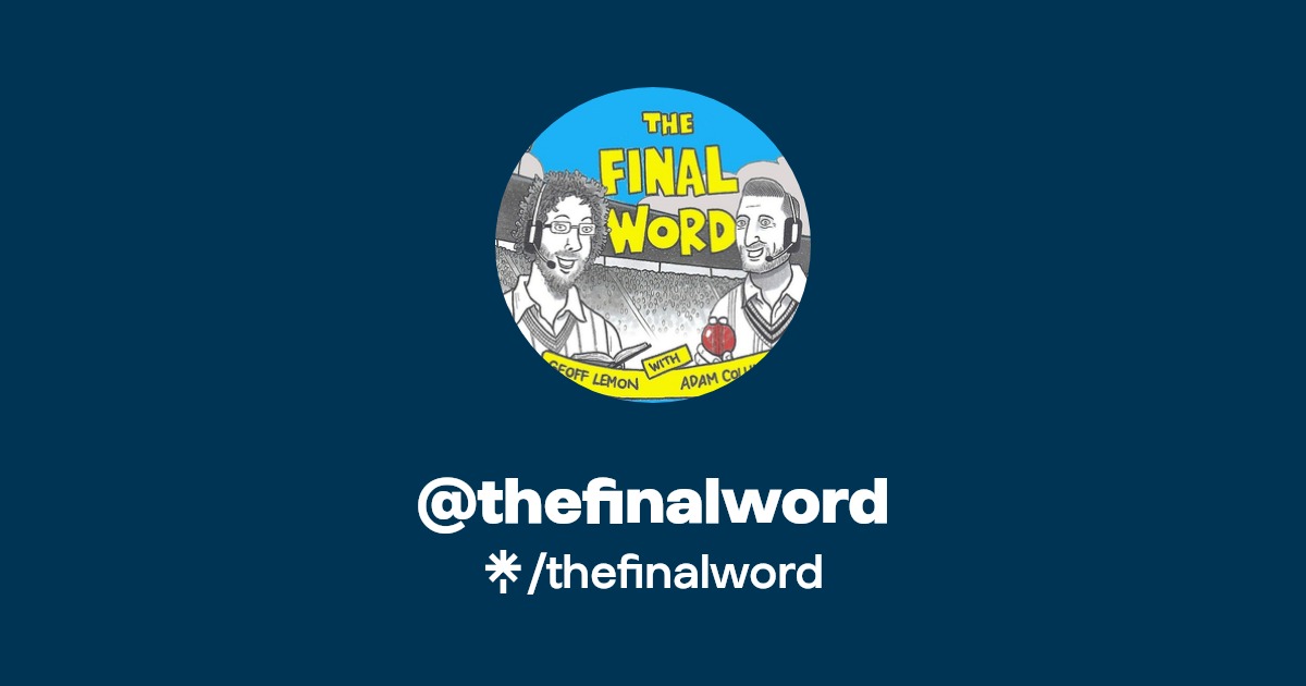 thefinalword Instagram Linktree