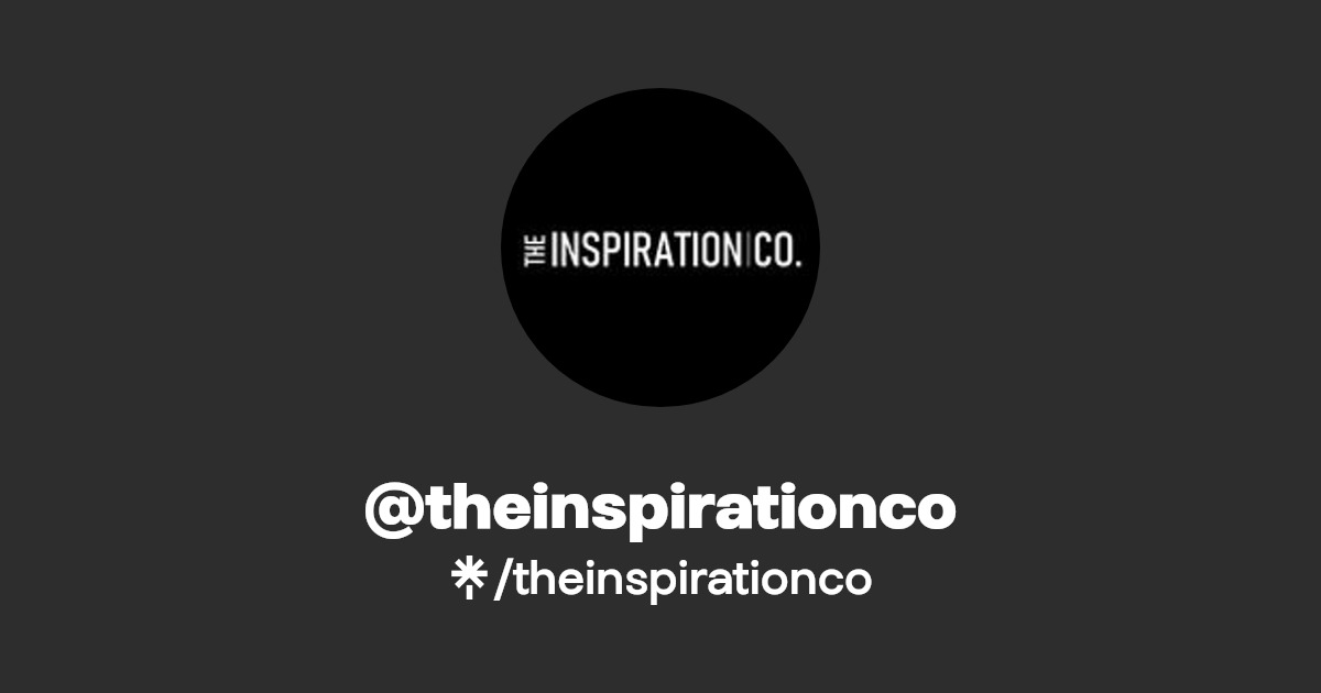 theinspirationco Instagram, Facebook, TikTok Linktree