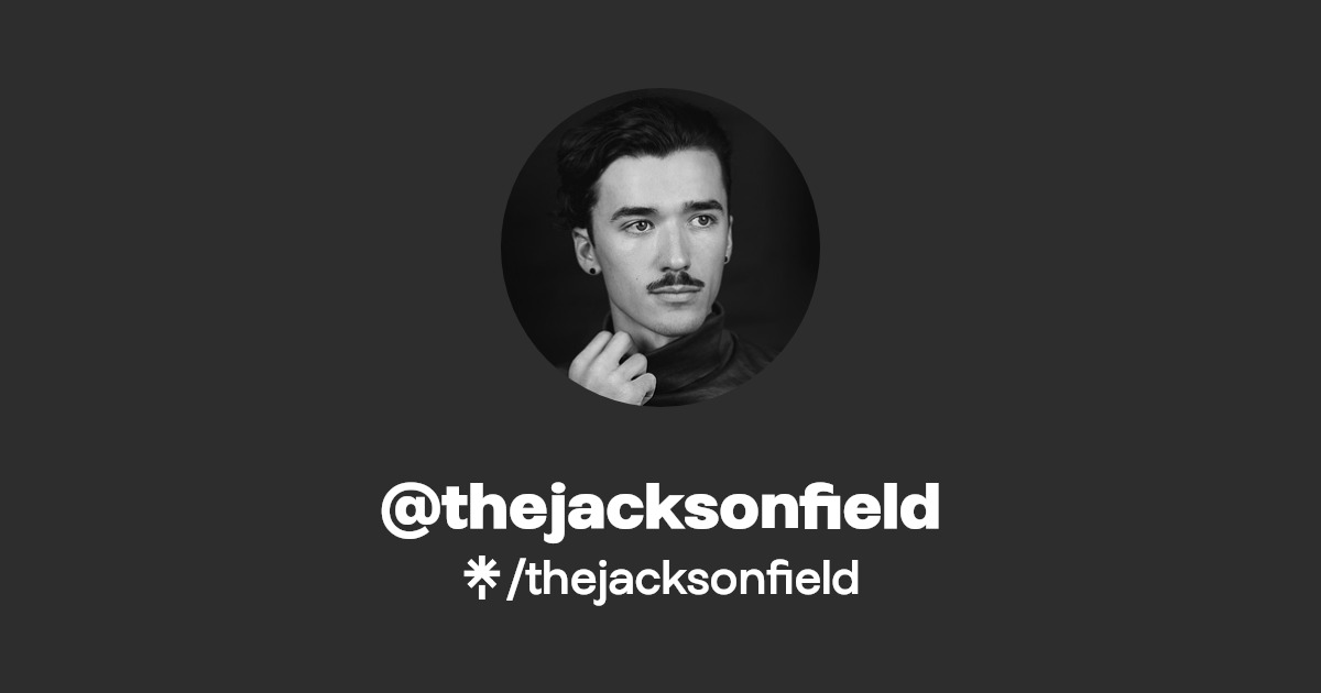 thejacksonfield Instagram, TikTok Linktree
