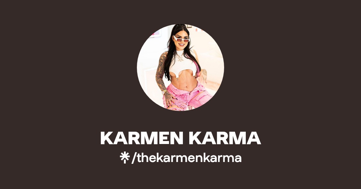 KARMEN KARMA - Find KARMEN KARMA Onlyfans - Linktree