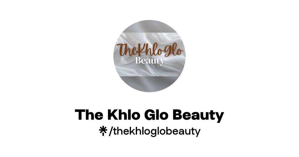 The Khlo Glo Beauty Instagram Linktree