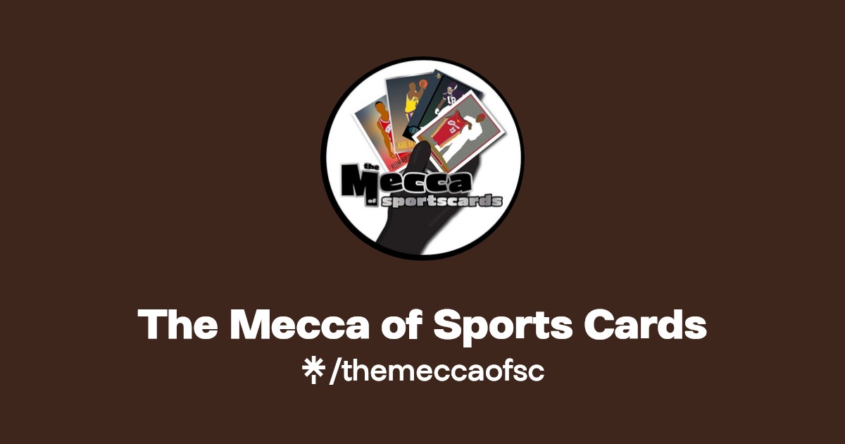 The Mecca of Sports Cards Instagram, TikTok Linktree