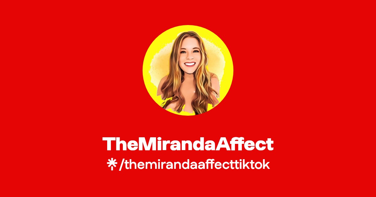 TheMirandaAffect Official Instagram Linktree