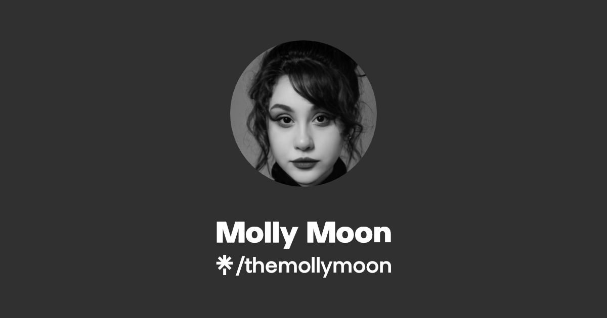 Molly Moon Official TikTok, Instagram, X Linktree