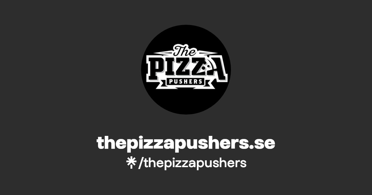 thepizzapushers.se Instagram, Facebook Linktree