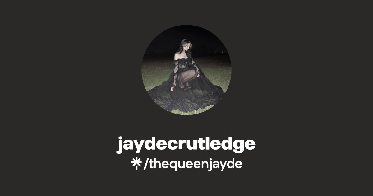 jaydecrutledge | Twitter, Instagram, TikTok, Twitch | Linktree