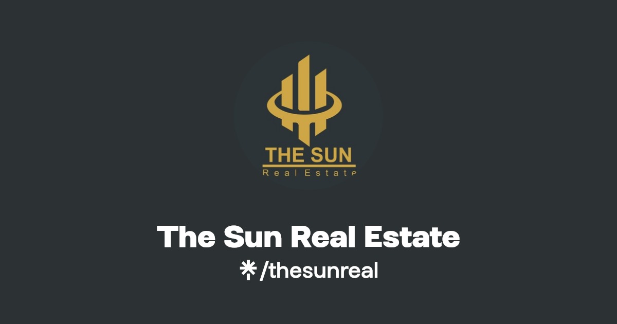 The Sun Real Estate Instagram, TikTok Linktree