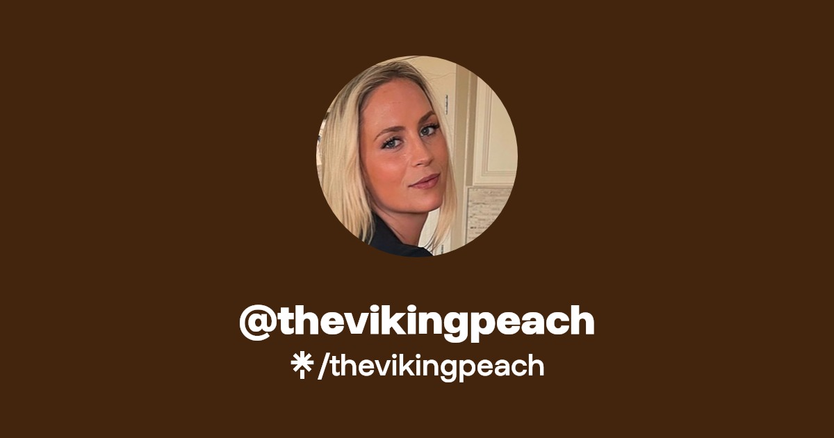 thevikingpeach | Twitter, Instagram | Linktree