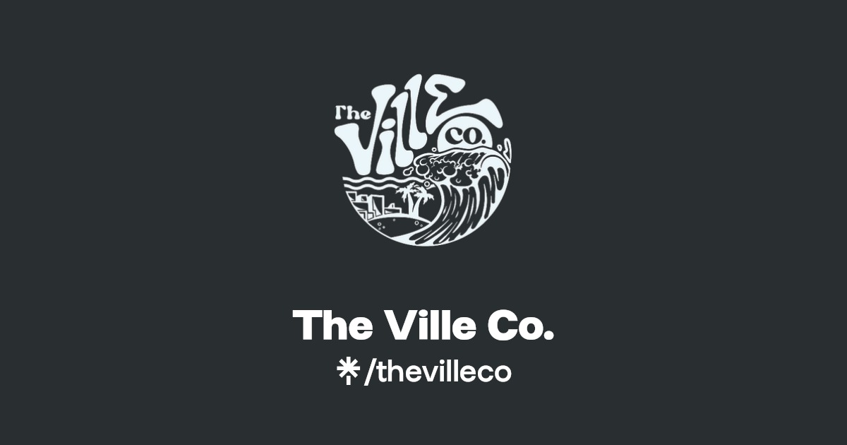 The Ville Co. Instagram, Facebook Linktree