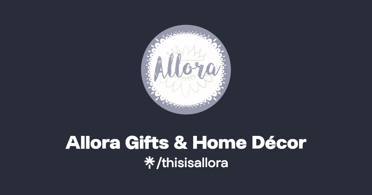 Allora Gifts & Home Décor Linktree