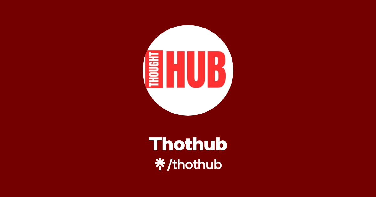 Thothub | Facebook | Linktree