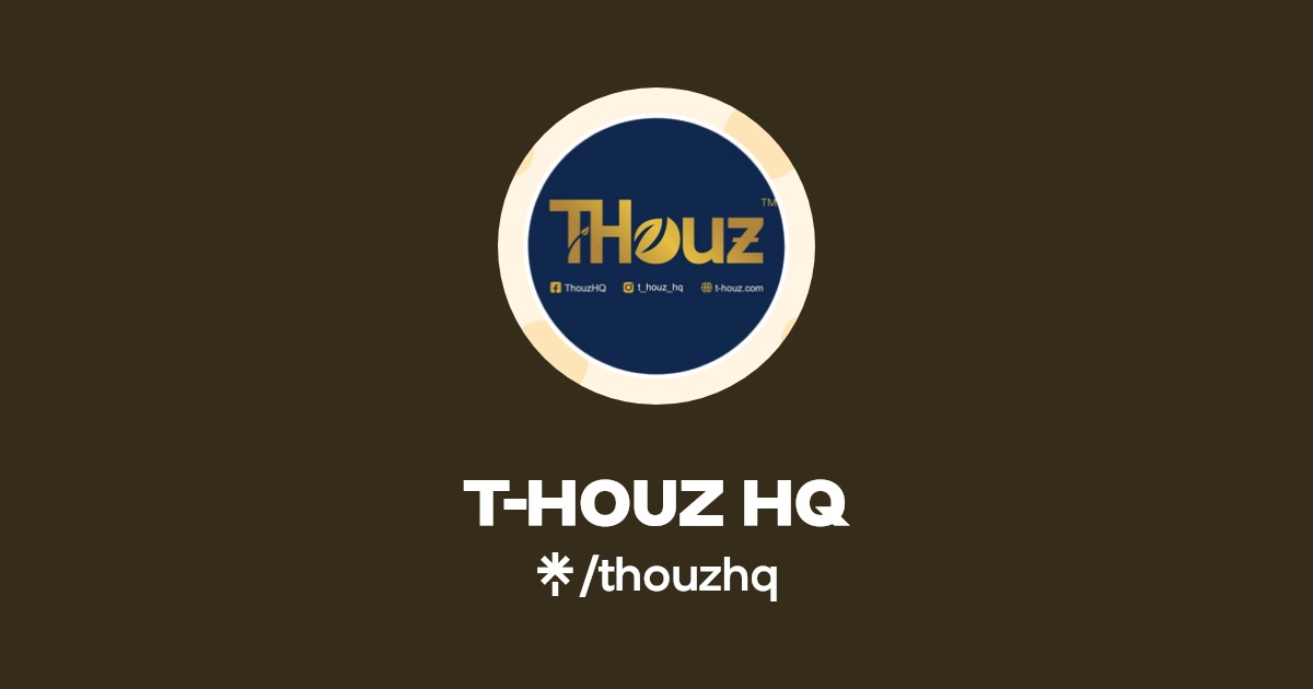 THOUZ HQ Instagram, Facebook, TikTok Linktree