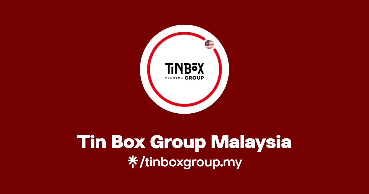 Tin Box Group Malaysia Instagram, Facebook, TikTok Linktree