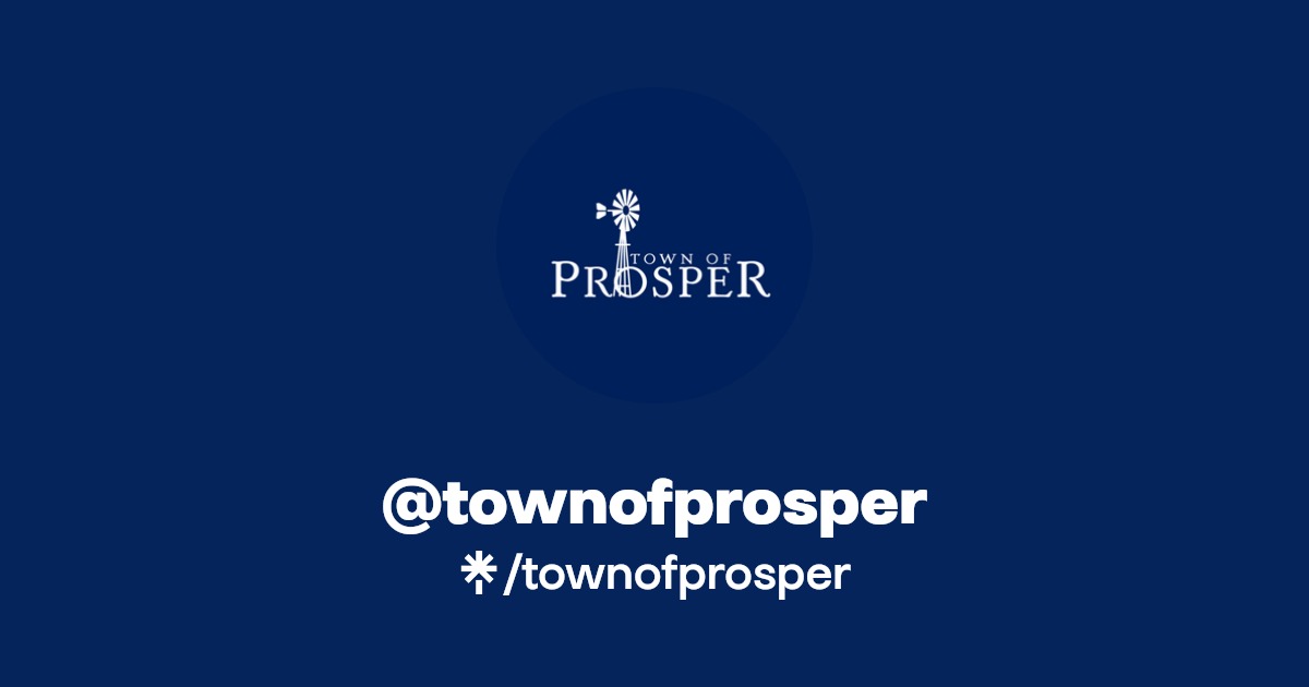 townofprosper Facebook Linktree