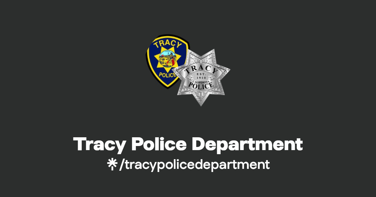 Tracy Police Department Twitter, Instagram, Facebook Linktree