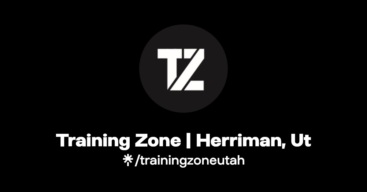 Training Zone Herriman, Ut Instagram, TikTok Linktree