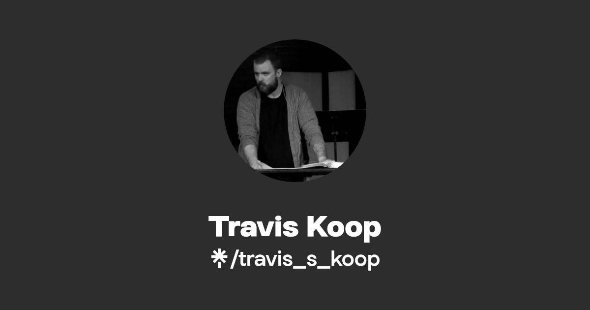 Travis Koop Instagram, Facebook Linktree