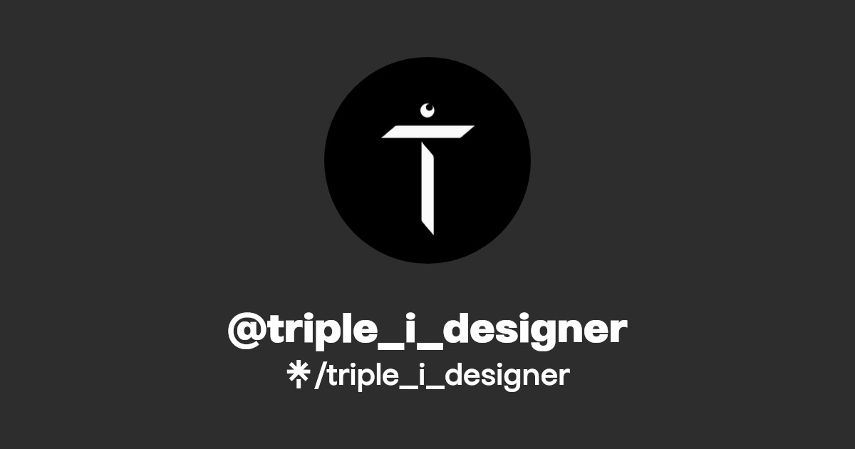 triple_i_designer Instagram, Facebook, TikTok Linktree