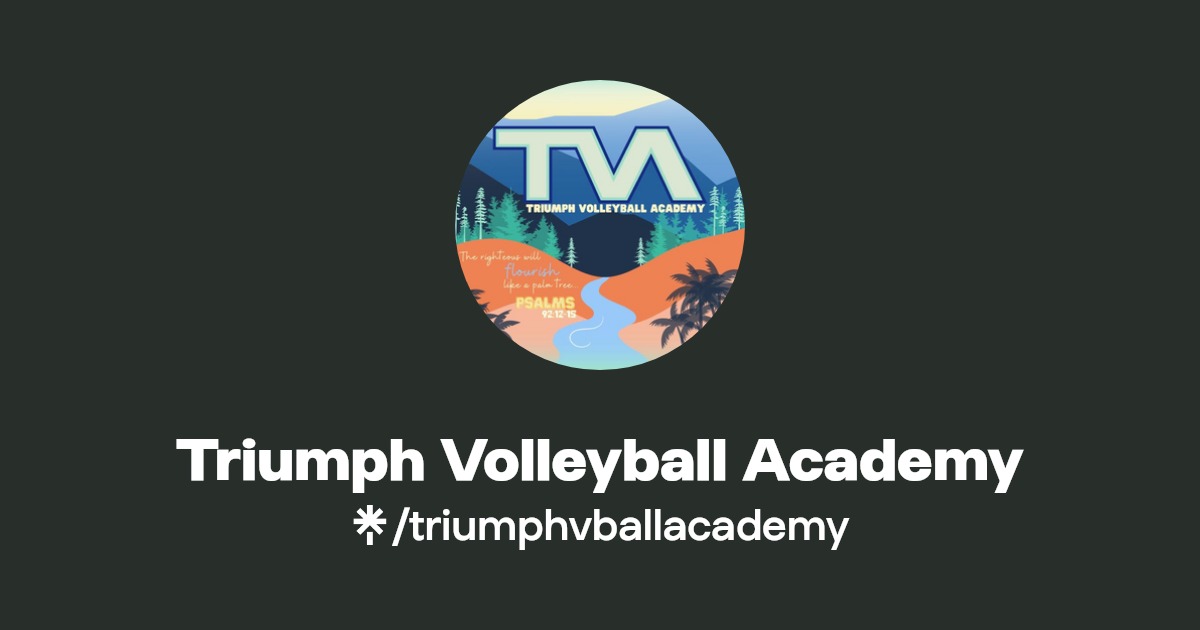 Triumph Volleyball Academy Facebook Linktree
