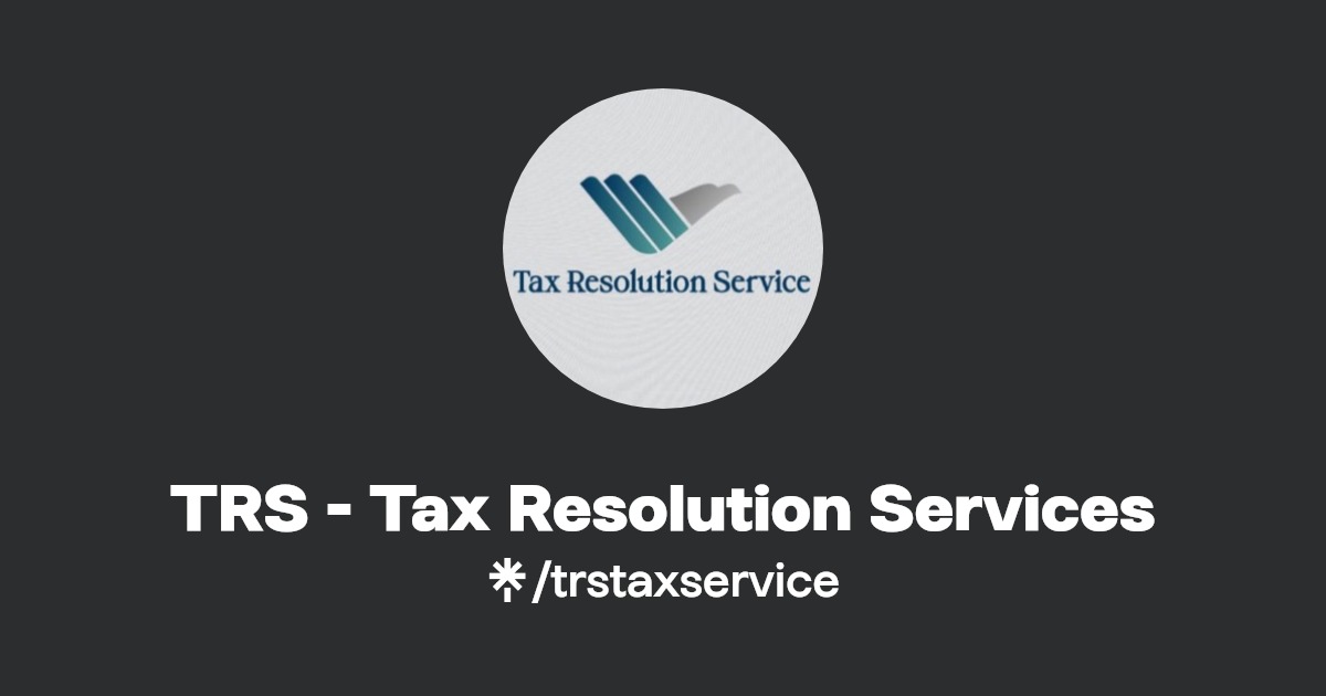 TRS Tax Resolution Services Instagram Linktree