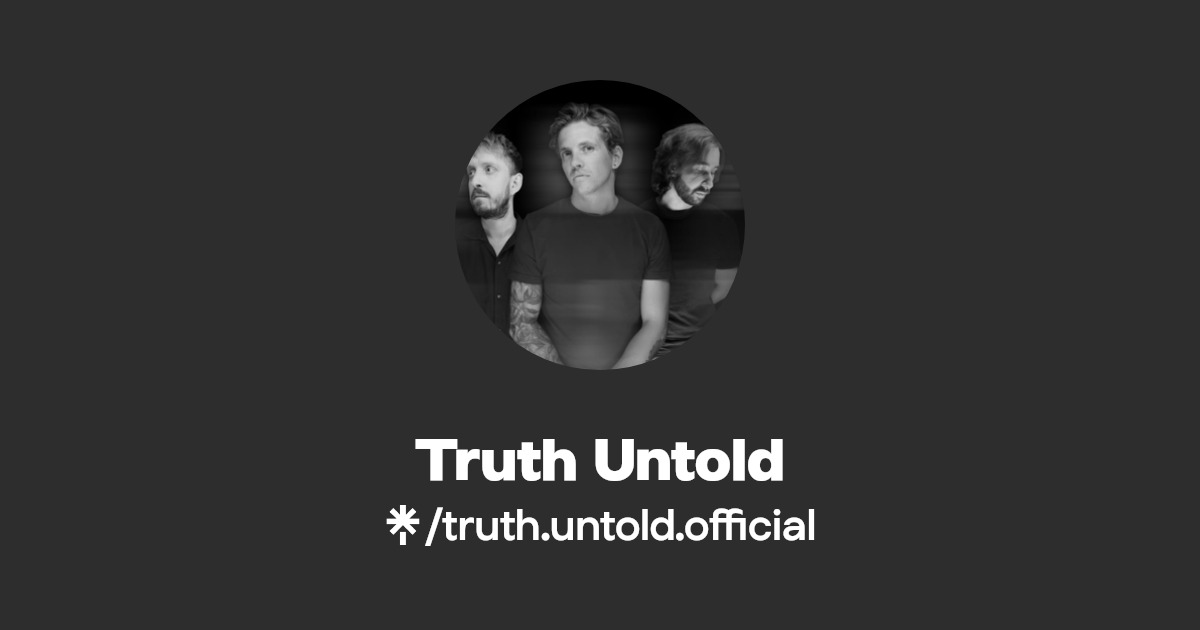 Truth Untold Instagram, Facebook Linktree