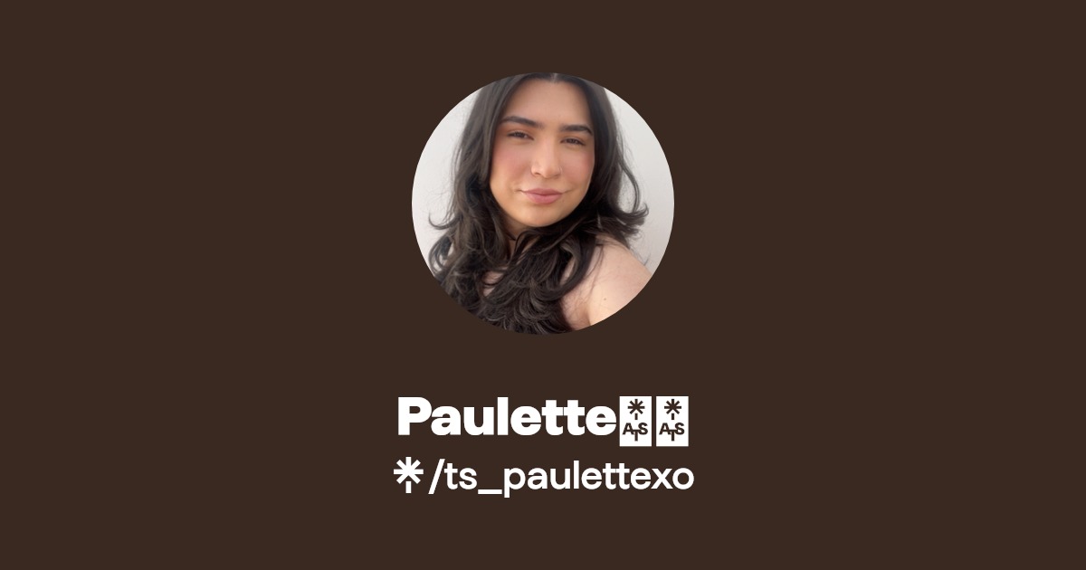 Paulette🏳️‍⚧️ - Find Paulette🏳️‍⚧️ Onlyfans - Linktree