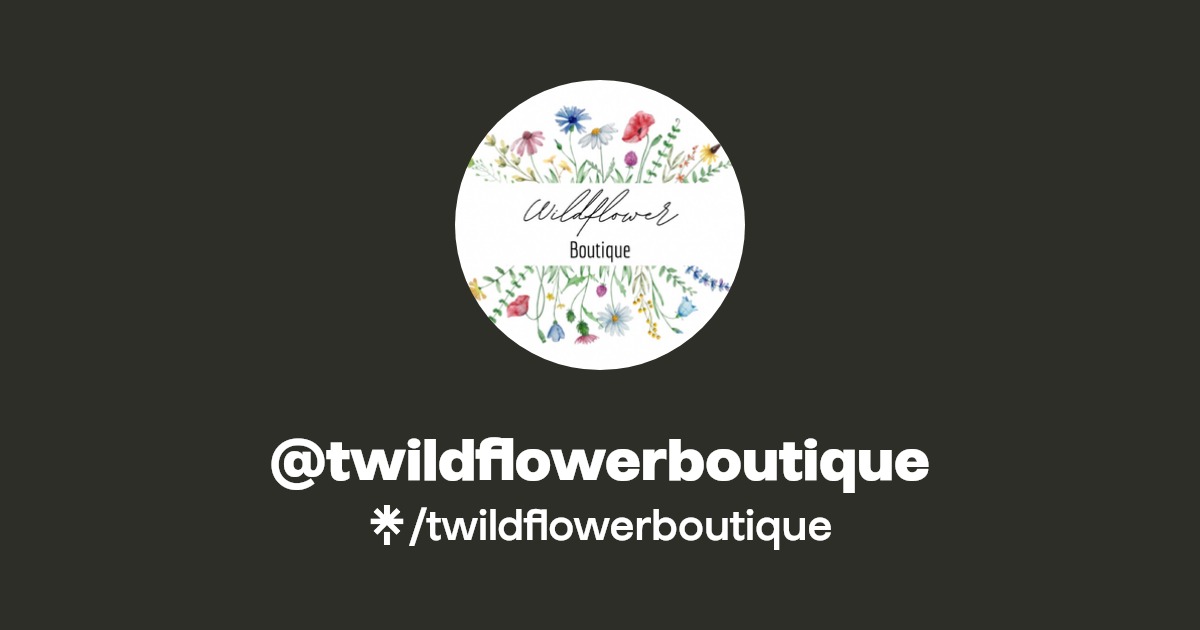 twildflowerboutique Instagram, Facebook Linktree