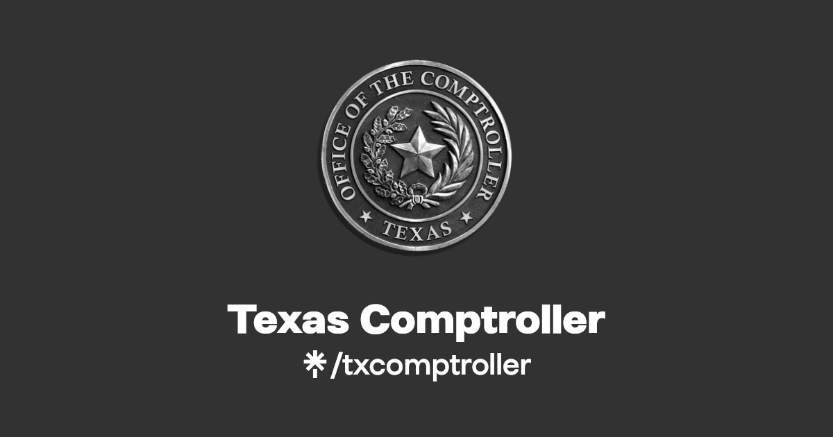 Texas Comptroller Instagram, Facebook Linktree