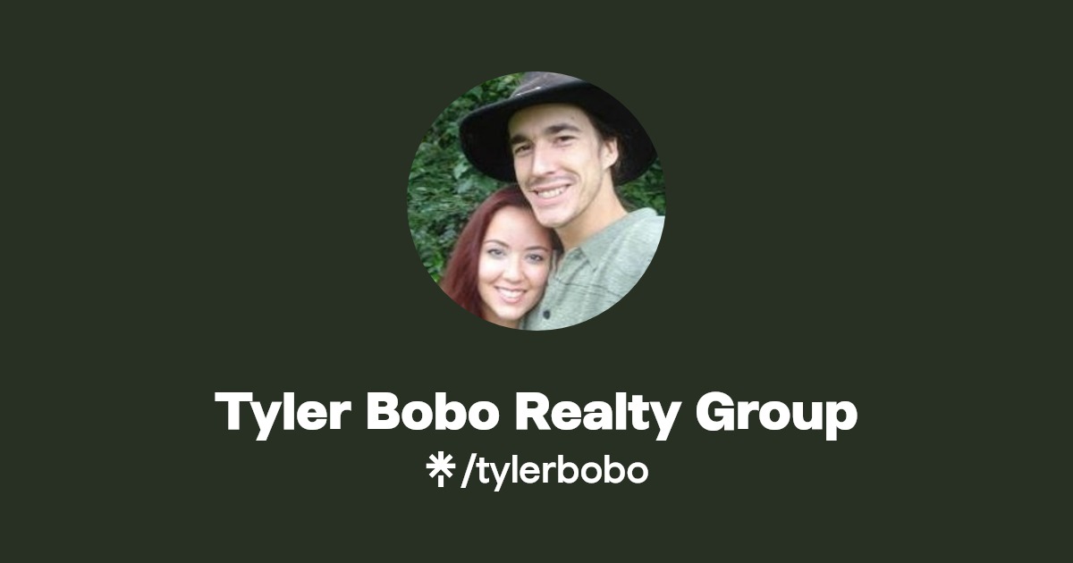Tyler Bobo Realty Group Instagram, Facebook, TikTok Linktree