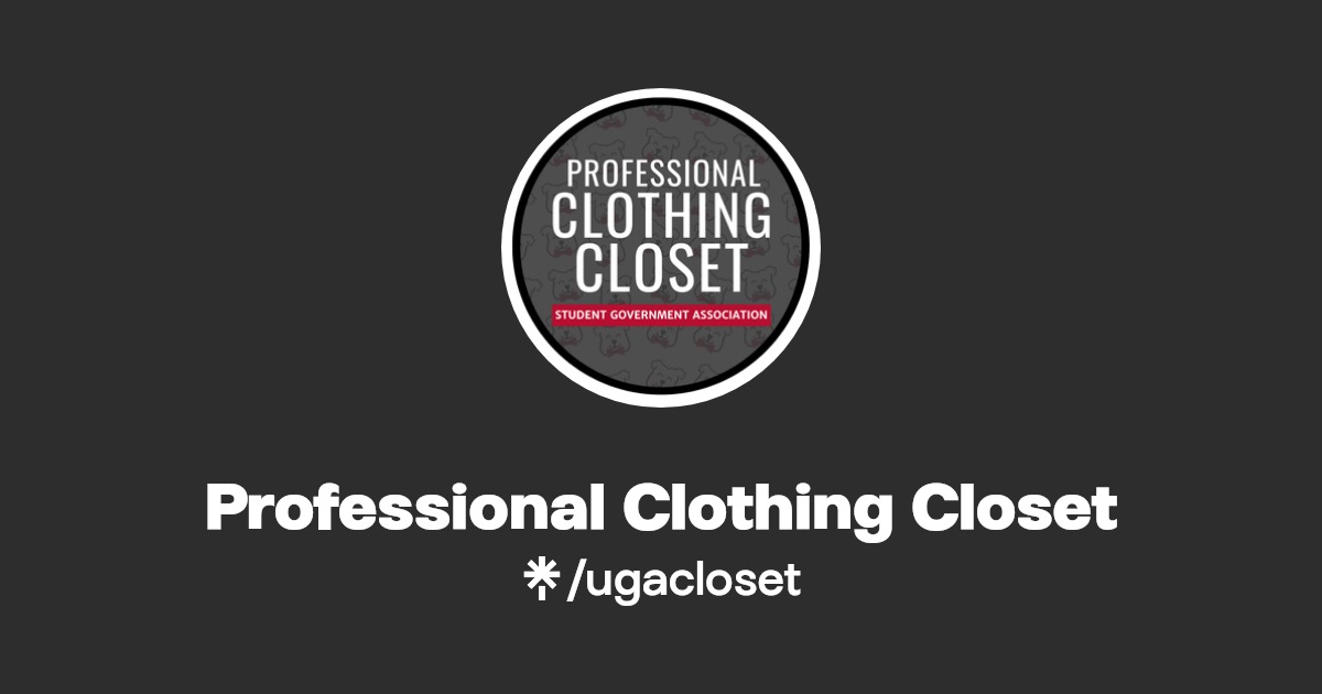 Professional Clothing Closet Instagram, Facebook Linktree