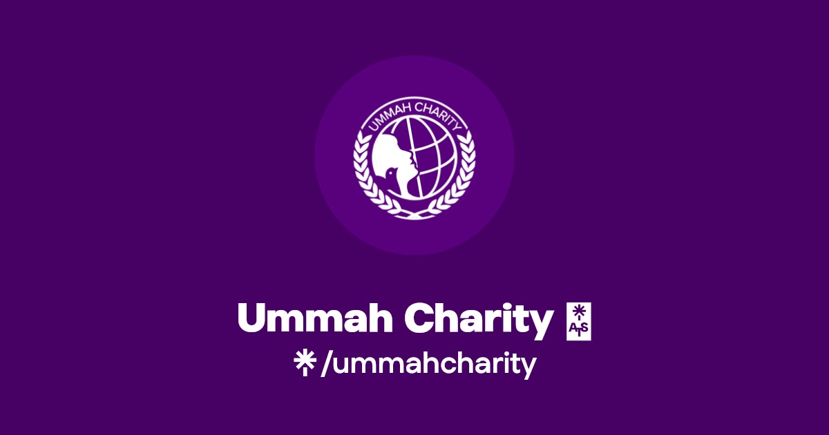 Ummah Charity 💜 Instagram, Facebook, TikTok Linktree