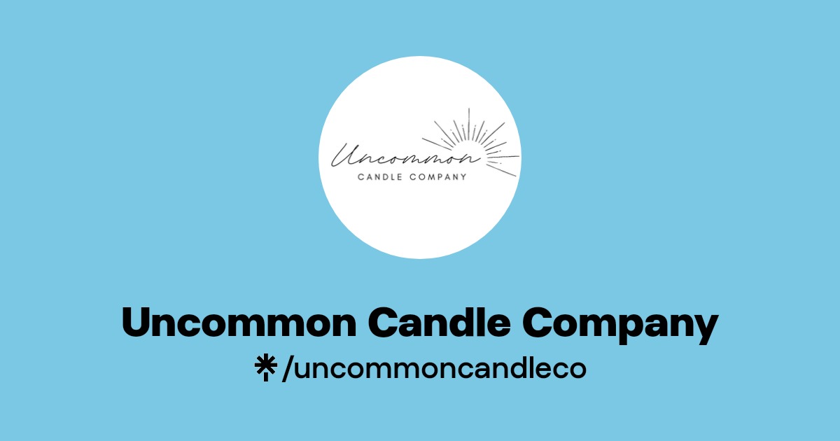 Candle Company Instagram, Facebook Linktree