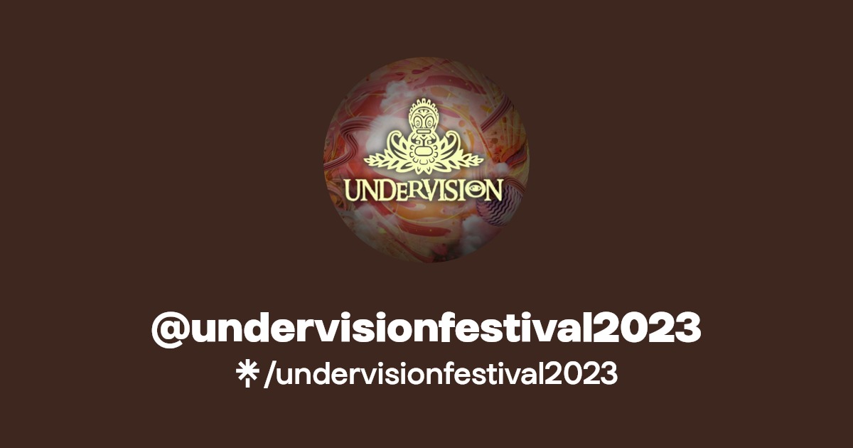 undervisionfestival2023 Instagram Linktree