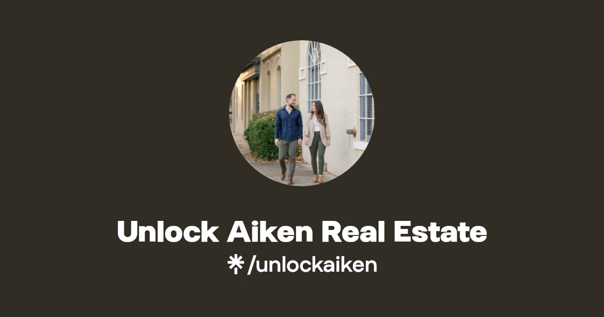 Unlock Aiken Real Estate Instagram, Facebook Linktree