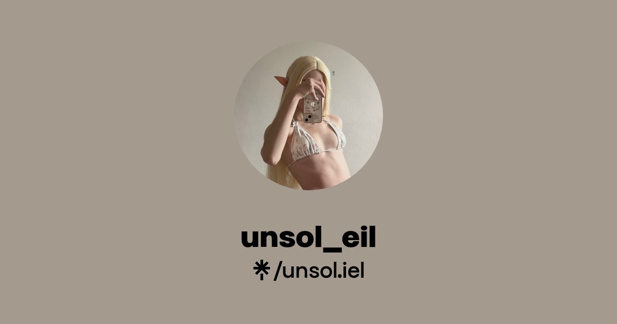 @unsol.eil | Instagram, TikTok, Twitch | Linktree