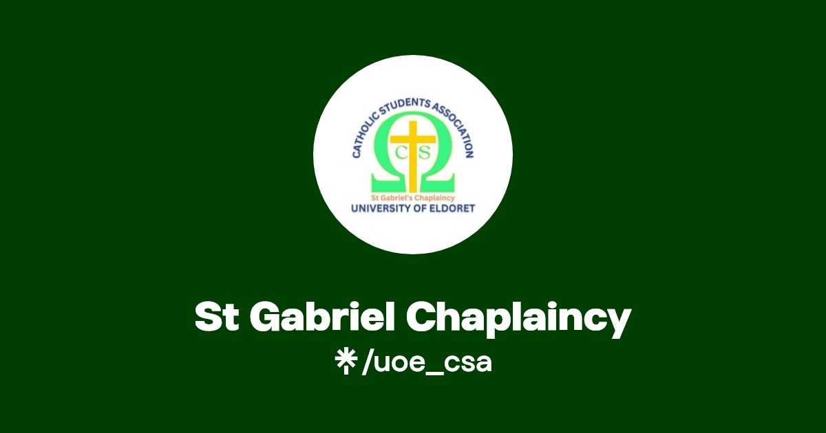 St Gabriel Chaplaincy Instagram, Facebook Linktree