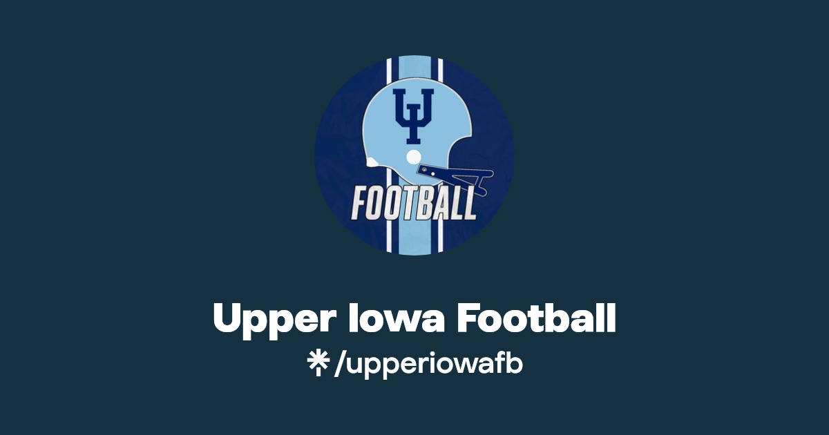 Upper Iowa Football Instagram, Facebook Linktree