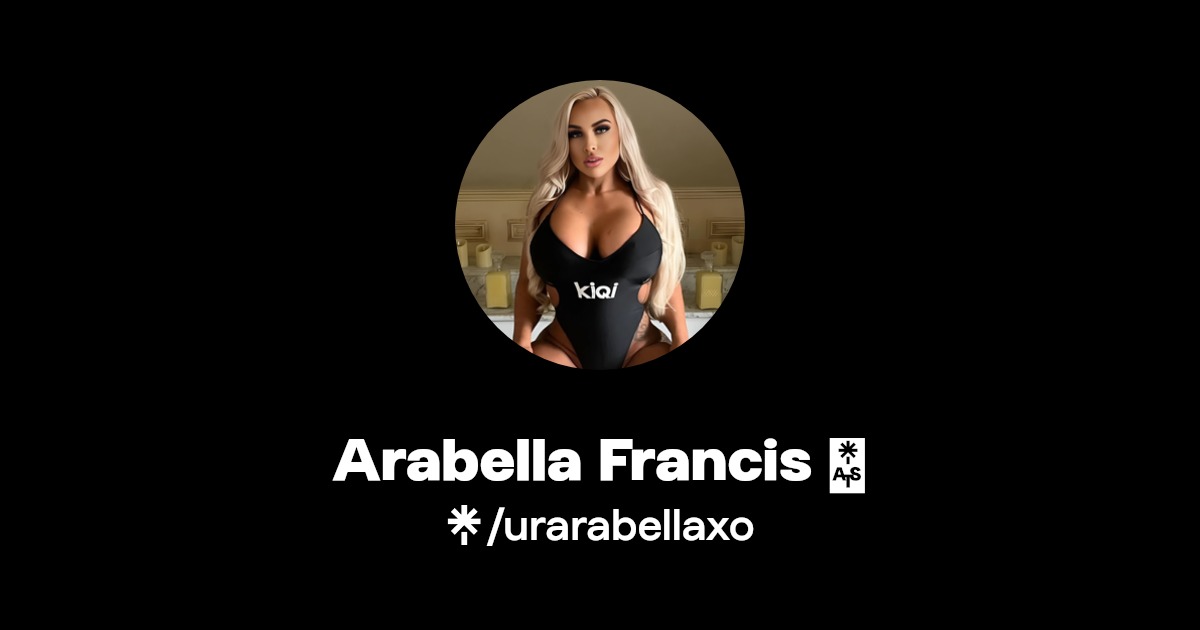 Arabella Francis 🐰 - Find Arabella Francis 🐰 Onlyfans - Linktree