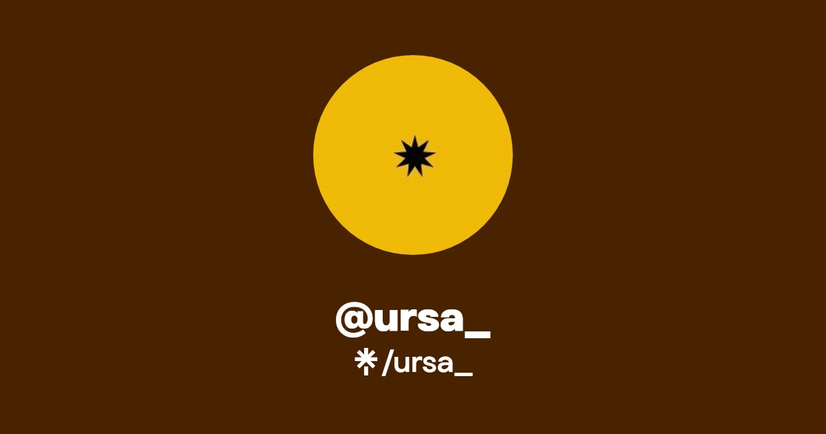 ursa_ Linktree