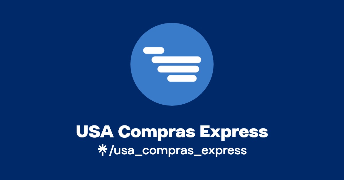 USA Compras Express Instagram, Facebook Linktree