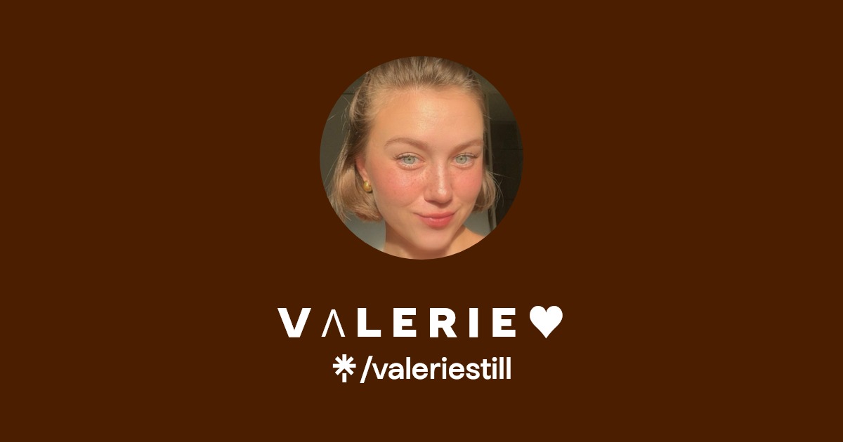 V Ʌ L E R I E ♥️ | Instagram, TikTok, Twitch | Linktree