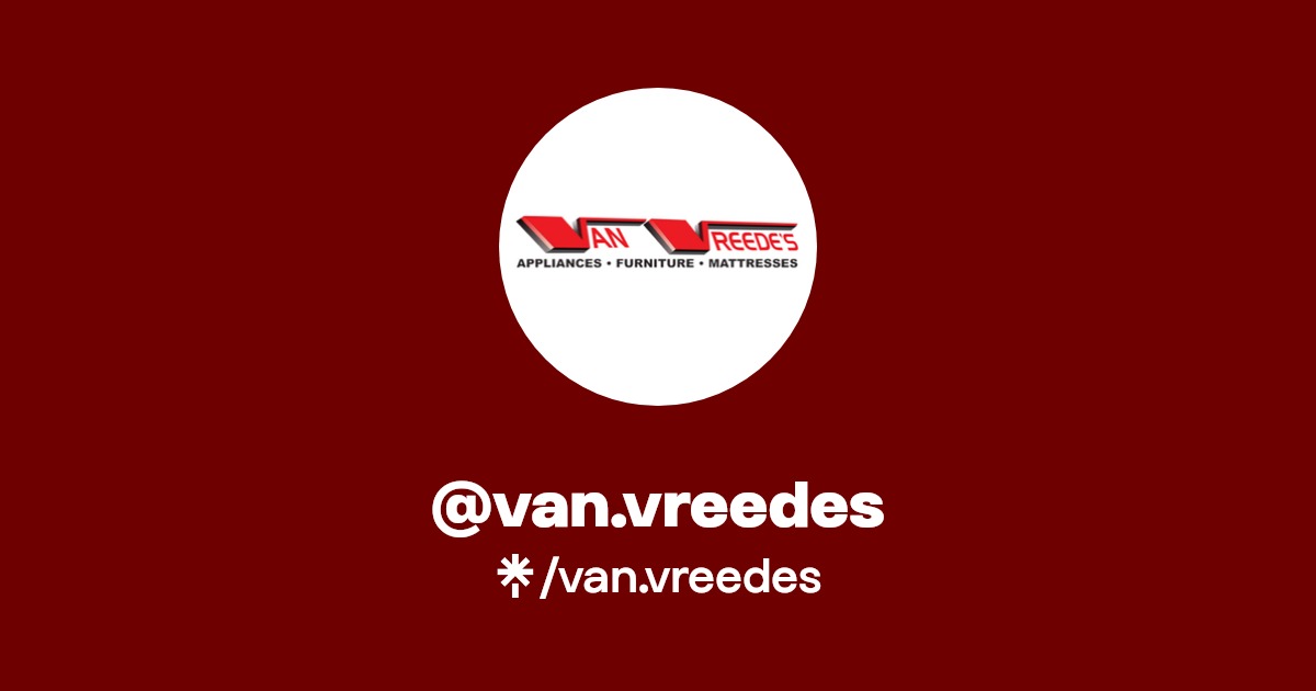 van.vreedes Facebook, TikTok Linktree