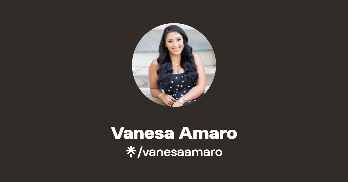 Vanesa Amaro Instagram, Facebook, TikTok Linktree
