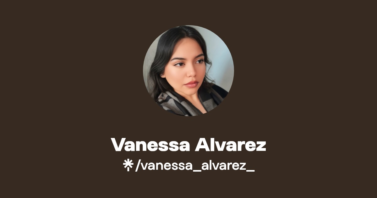 Vanessa Alvarez Instagram, TikTok Linktree
