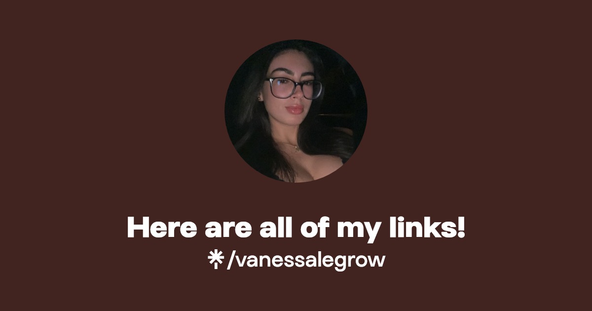 Here are all of my links! | Linktree