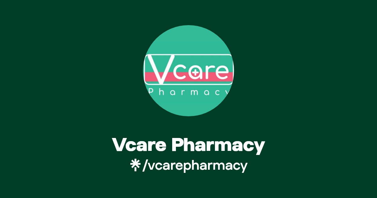 Vcare Pharmacy Instagram, Facebook, TikTok Linktree