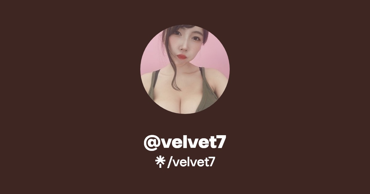 velvet7 - Find @velvet7 Onlyfans - Linktree