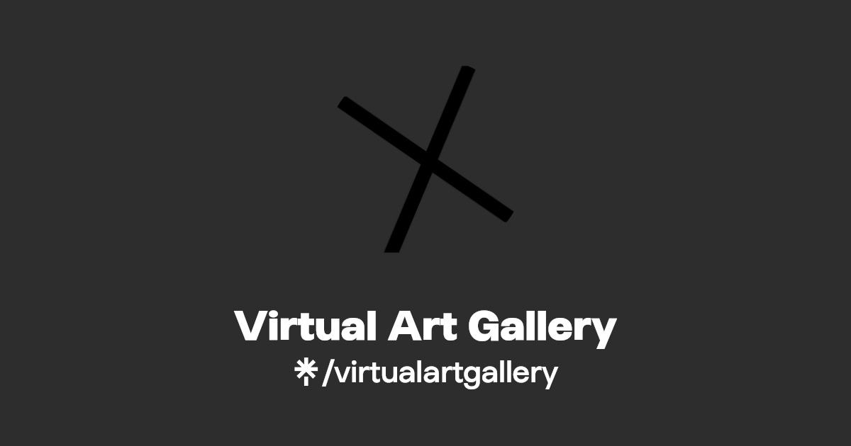 Virtual Art Gallery Instagram, Facebook Linktree
